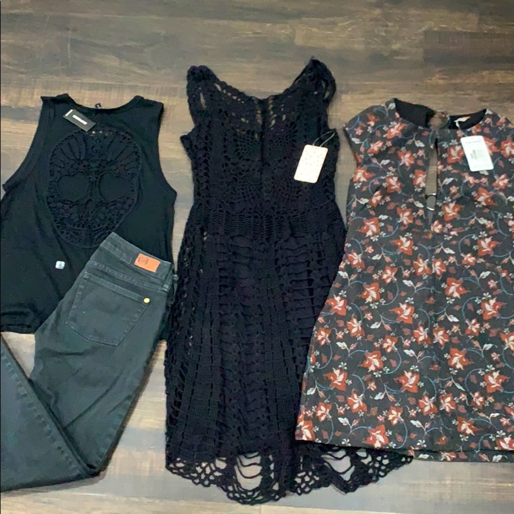 Witch’s bundle- Free People, Express, Bullhead